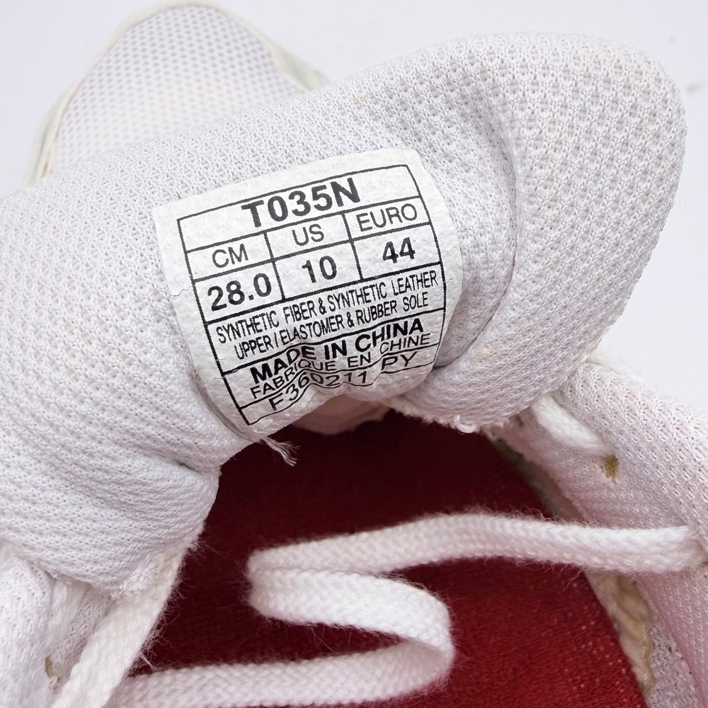 Asics Hyper Speed 4 Running Shoes Mens 10 White Red Silver Gym Tech Sneakers - Picture 7 of 10